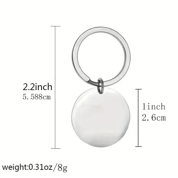 A wise woman once said motivational support gift keychain feminine humor - Picture 3 of 4